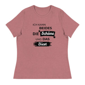 Damen-T-Shirt “Ich kann Beides: Die Schöne & das Biest”